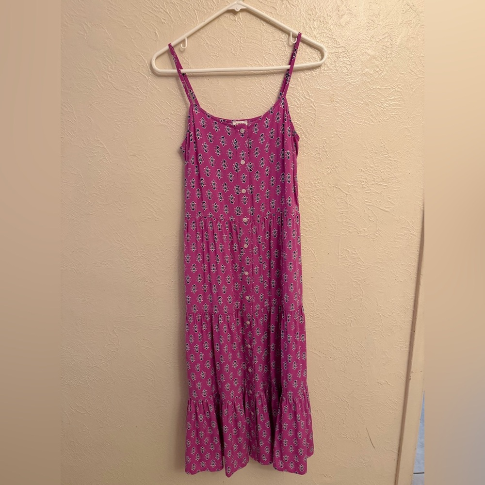 Pink Floral Women's Dress - Picture 2 of 8